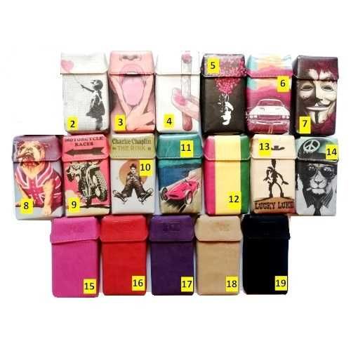 Калъфи за цигари еко кожа ,силикон, пластмаса