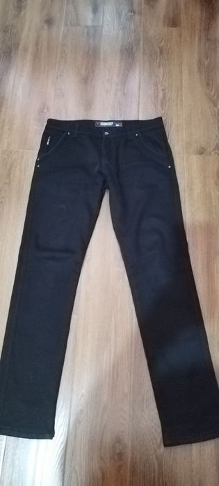 Чёрные тёплые брюки мужские