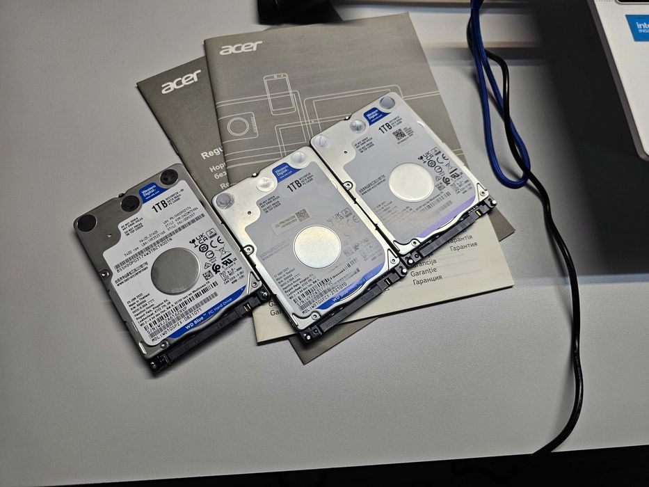 ПРОДАМ 1TB (1000GB) WD Blue Жесткий диск для НОУТБУКОВ.