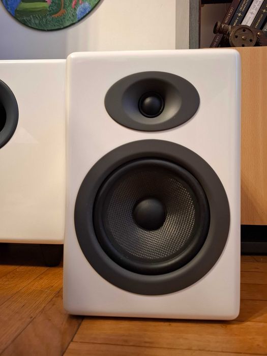 Boxe active Audioengine A5+ Wireless, plus subwoofer Audioengine S8