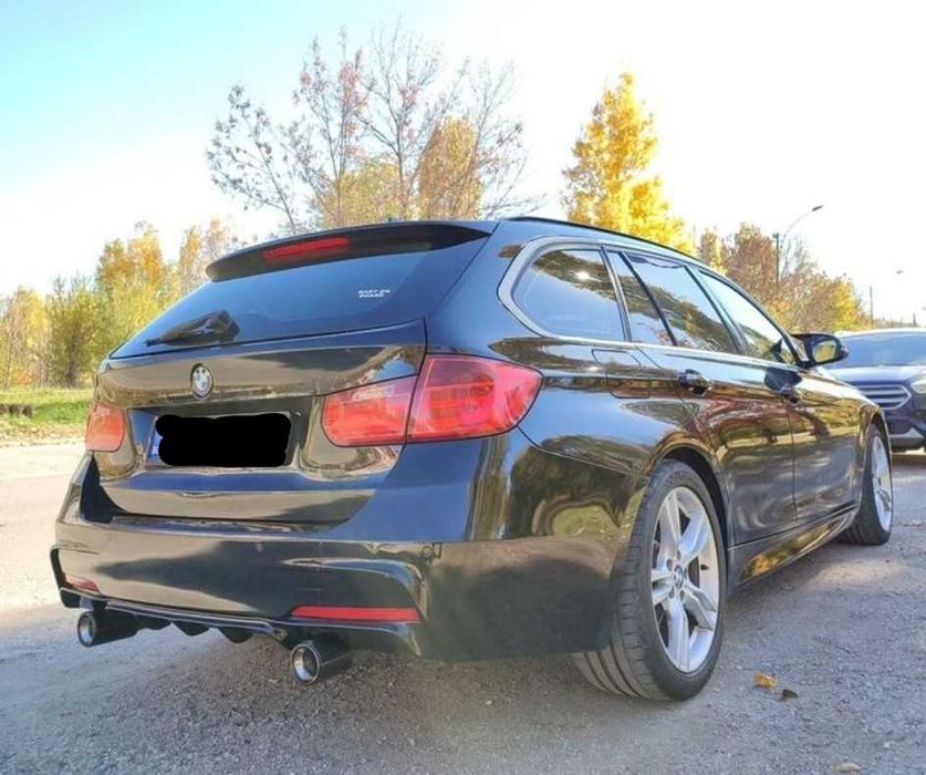 бмв ф30 ф31 дифузьор / добавка за задна броня за bmw f30 f31