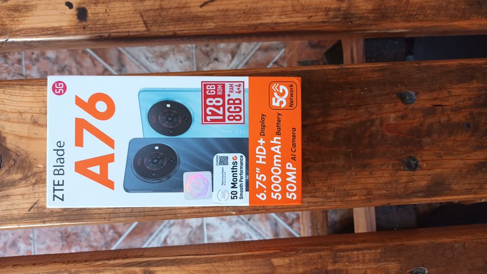 Zte a76 5g-чисто нов телефон