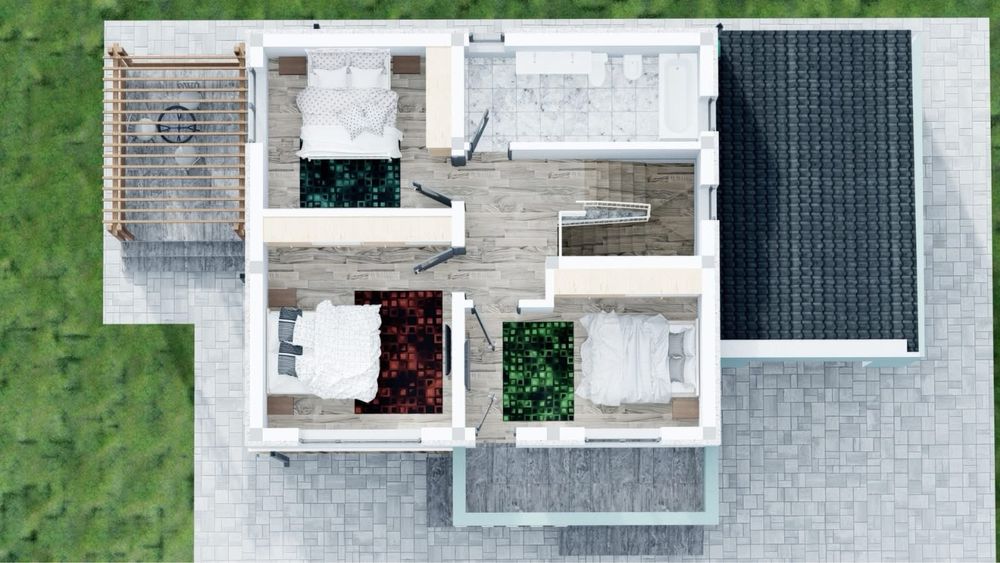 Case de vanzare, moderne, la cheie - 3 minute de Campusul Universitar