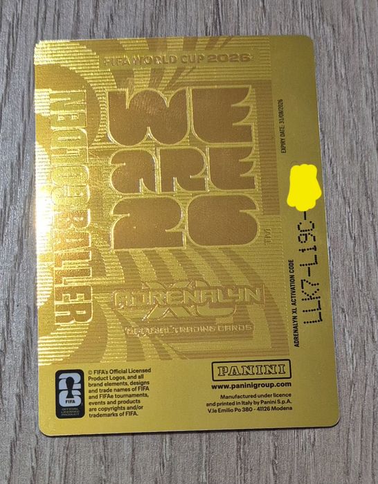 Cartonas Kylian Mbappé WC 2026 Panini