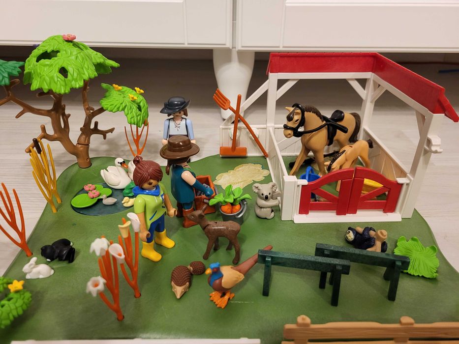 Pachet 2 Seturi Barbie Cofetar si Pizzerie Seturi Playmobil