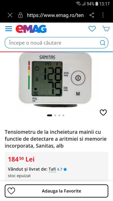 Tensiometru Sanitas
