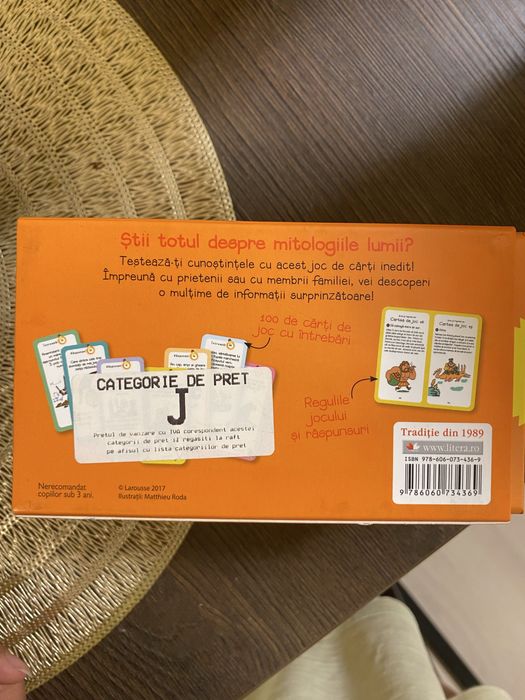 Mituri si legende - joc de cultura generala