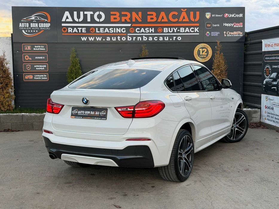 BMW X4 2.0/ Diesel 190 Cp/ Xdrive/ M-SPORT/ Trapa panoramic/ Cash/ Rate/ Buy-Back Garantie 12 luni