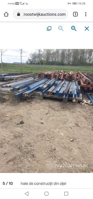 Hala structura metalica  600m 20mx30m ,second-hand