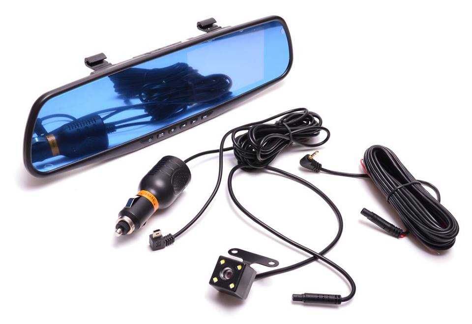 ГАРАНЦИЯ! Огледало с две камери и Видеорегистратор за задно виждане