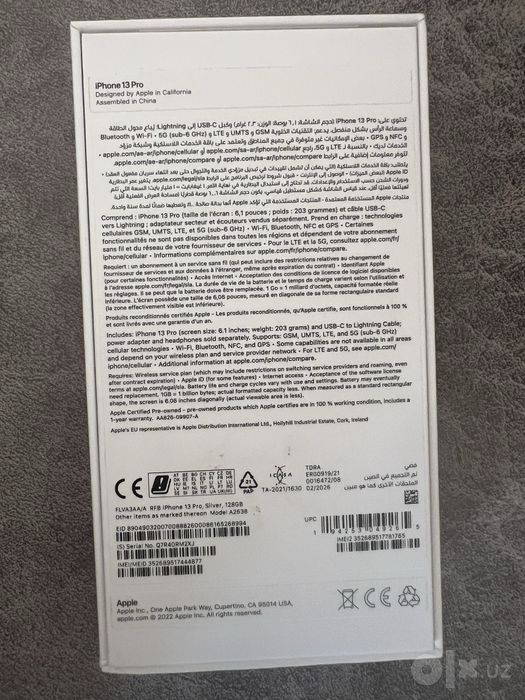 iPhone 13 Pro (oq) sotiladi