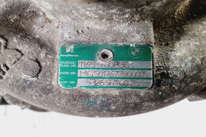 Turbo turbina 3.0 d n57 1165 7808363 53269710005 BMW Seria 5 F07/F10/F11  [din 2009 pana  2013] ser