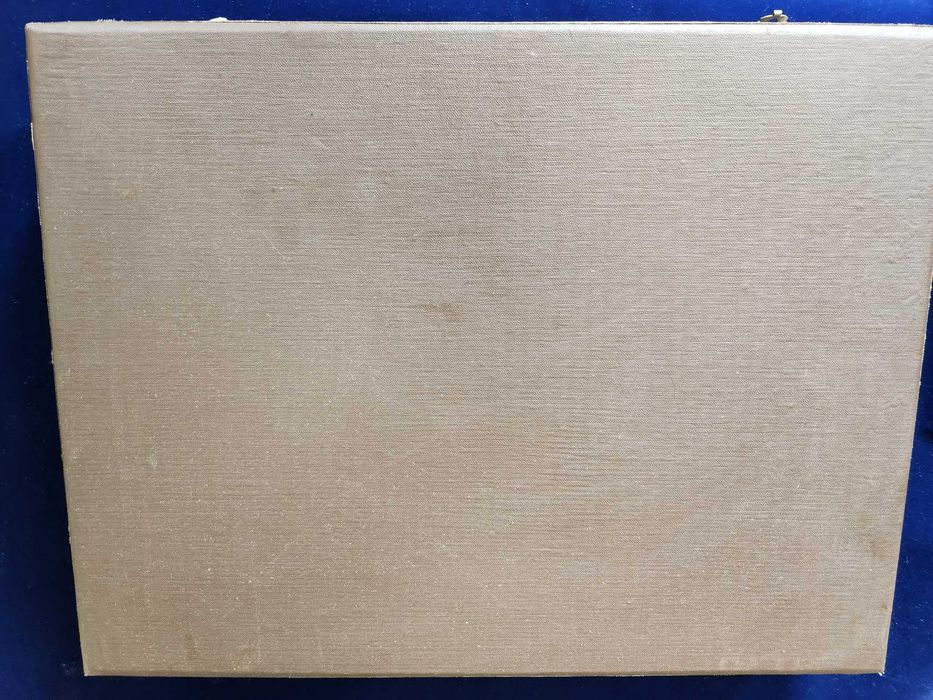 прибори от мелхиор, посребрени, к-т с х 36 броя, редки, от СССР