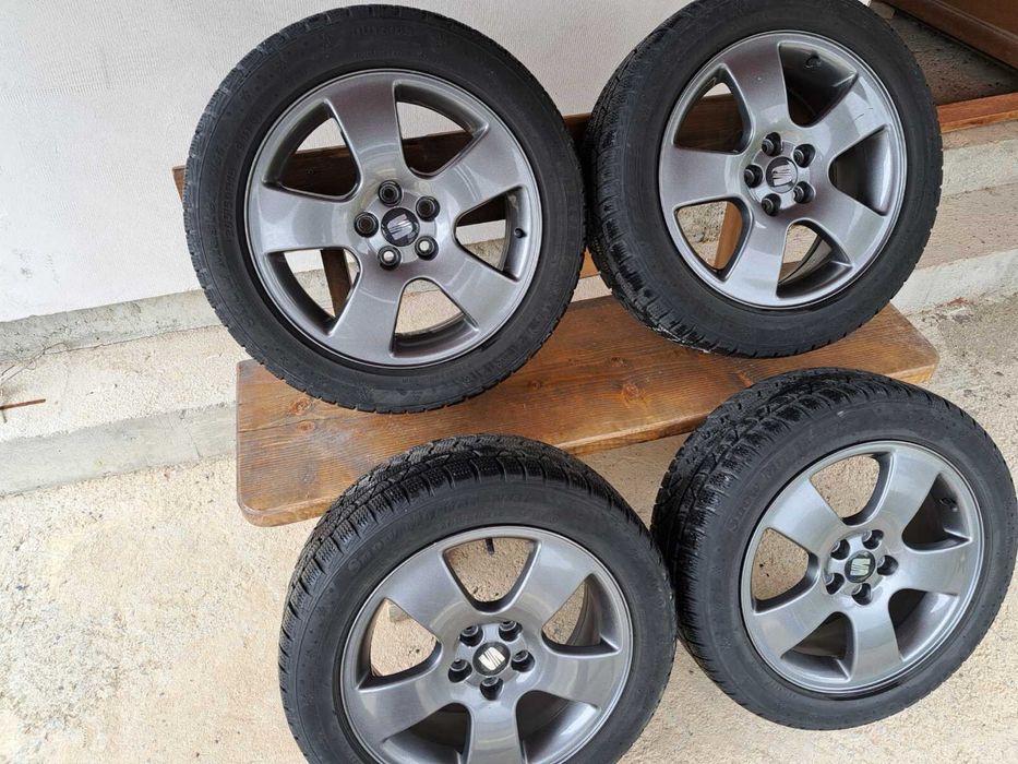 Джанти с гуми 16" 5х100 Seat Audi Vag