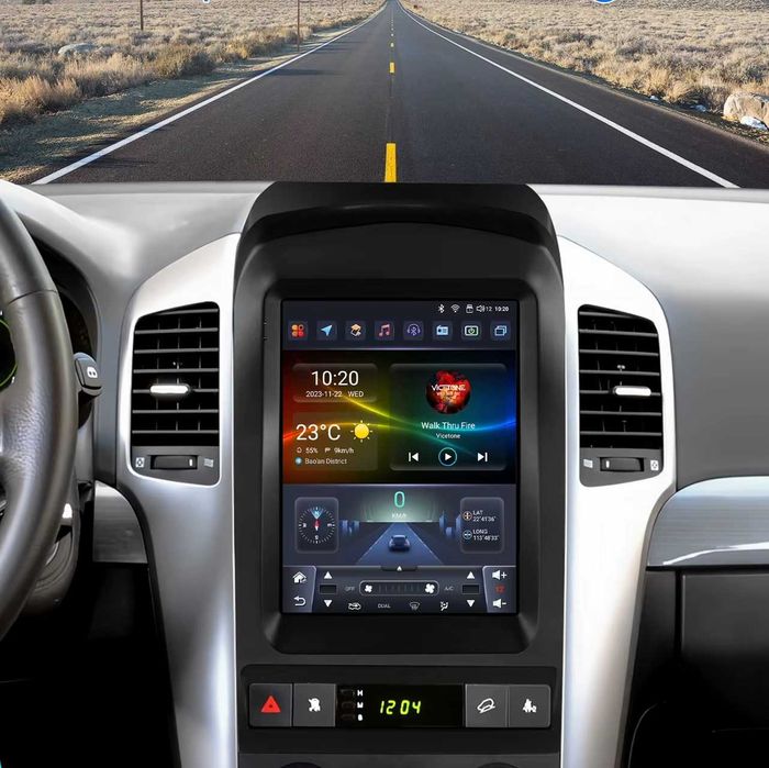 Мултимедия Android за CHEVROLET CAPTIVA навигация плеър Tesla стил 9.7