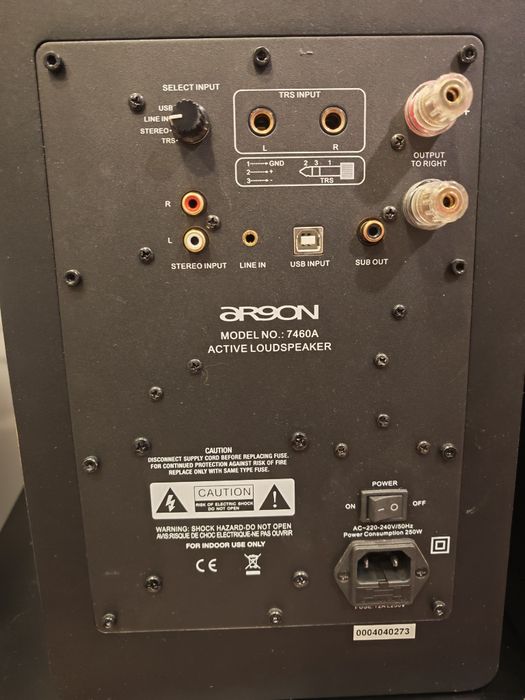 Boxe raft active monitor Argon Audio 7410A