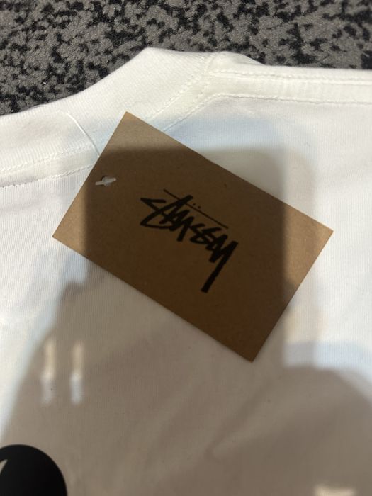 Tricou Alb Stussy