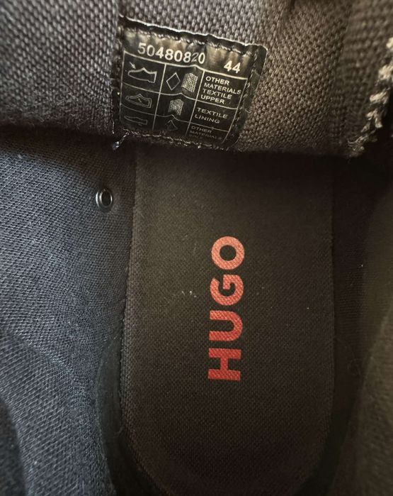 Зимни черни обувки Hugo Boss размер 44