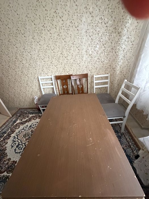 стол и стулья бу все за 6000