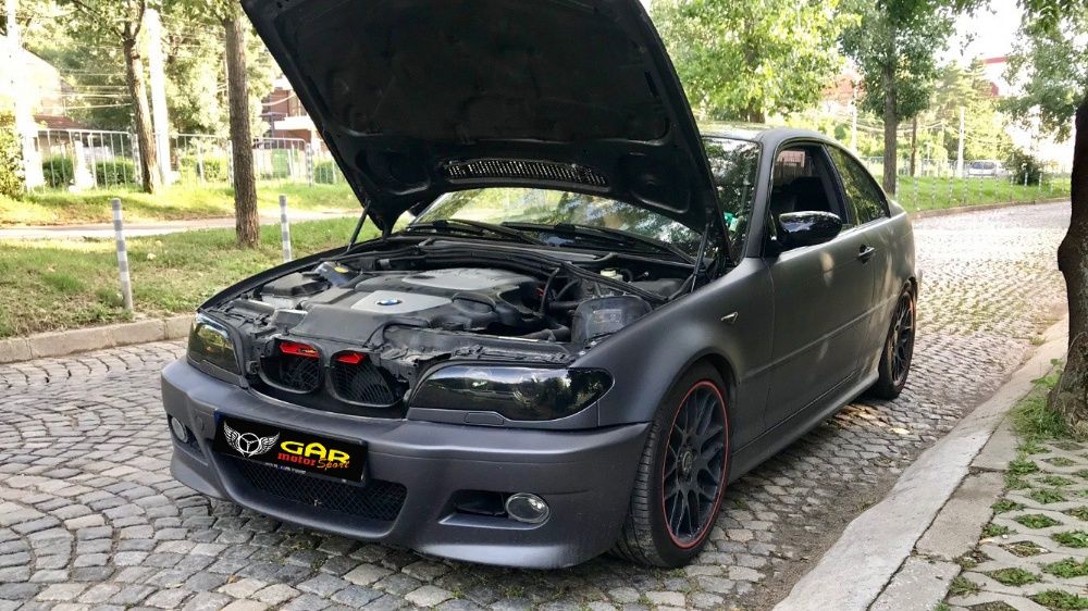 BMW e46 въздуховод, GARmotorsport, InТake + /K&N/ спортен филтър