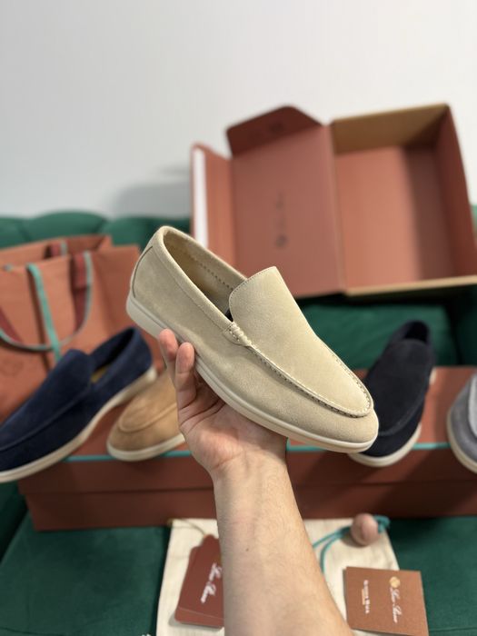 Mocasini Loro Piana piele naturala 100% Full Box colectie noua