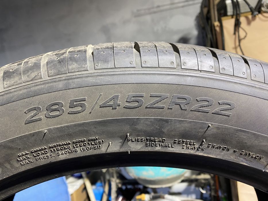 Летний шины 285/45/R22