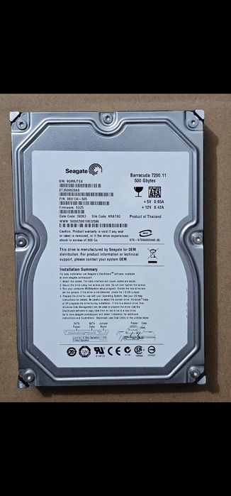 Hard Disk 500GB Desktop