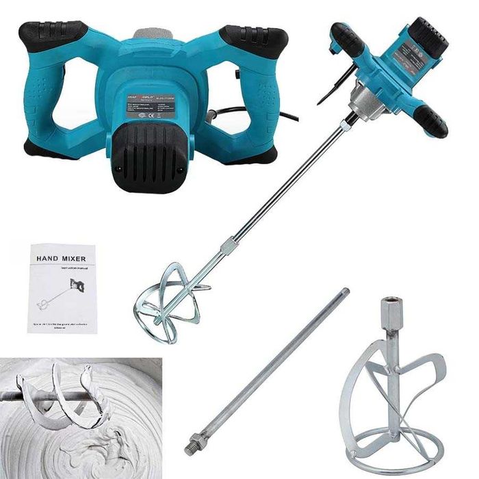 Строителен миксер за бои и разтвори – Бъркалка за бетон 2400W