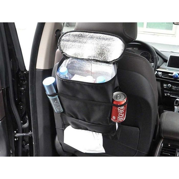 Хладилна чанта за кола/  Термо органайзер за седалка на кола с 5 джоба