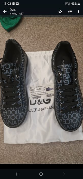Adidasi dolce gabbana barbat 43