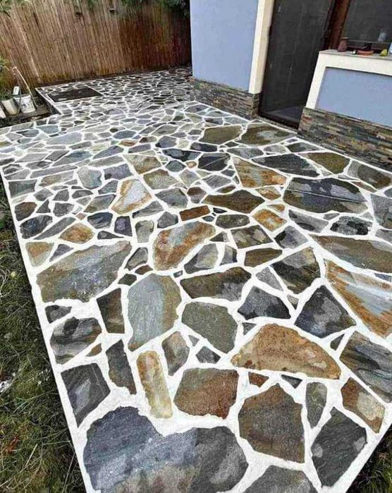 Piatră naturală de munte pentru pavaje și alei de acces