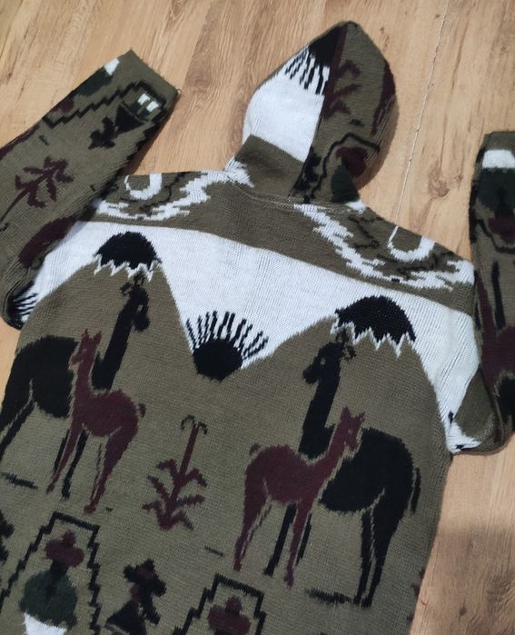 Hanorac din lână Alpaca Ecuador mărimea L