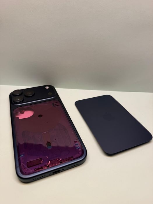 Sticla spate originală swap iPhone 17 Pro Max Silver