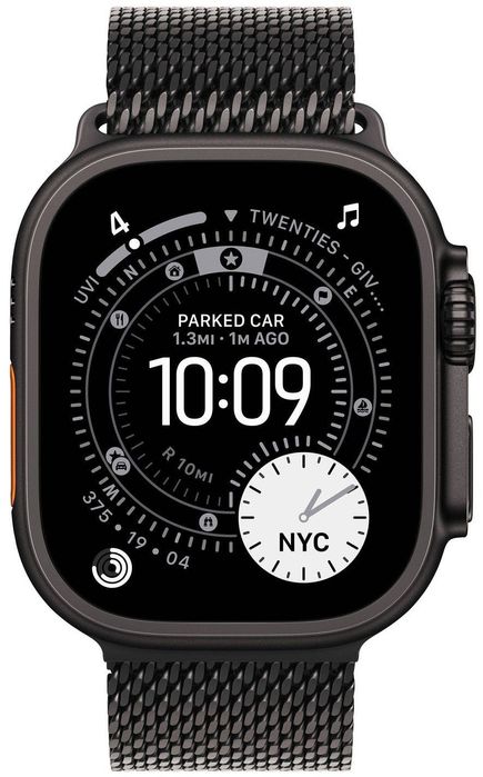 Apple Watch Ultra 3 Cellular 49mm — Black Titanium / Milanese — НОВ, запечатан