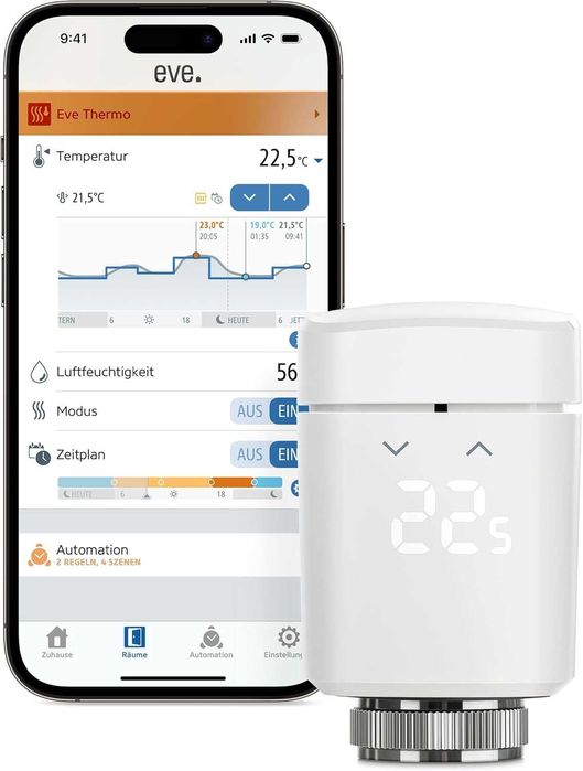 Termostat inteligent Eve Thermo (Matter)