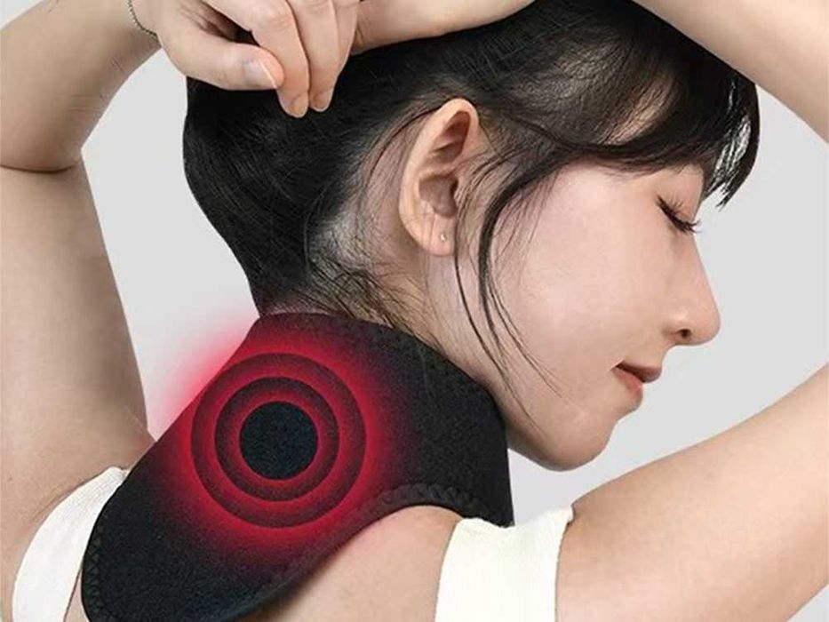 Масажна лента за врата (глава), облекчаване, масажор за затопляне