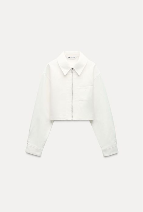 Zara Бяло яке Зара S