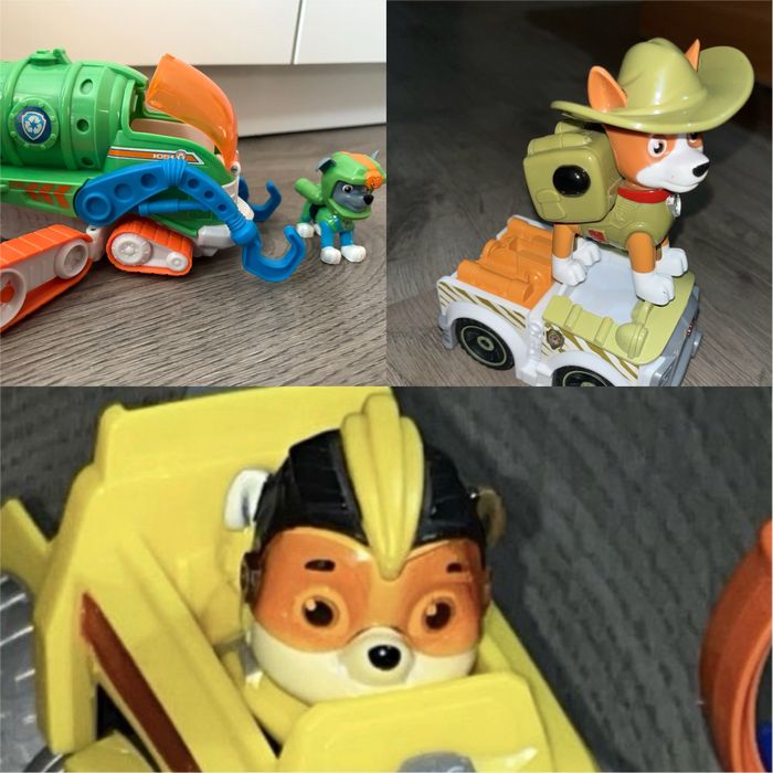 Пес патрул кучета с коли Рабъл  и Тракър,Роки, Paw Patrol
