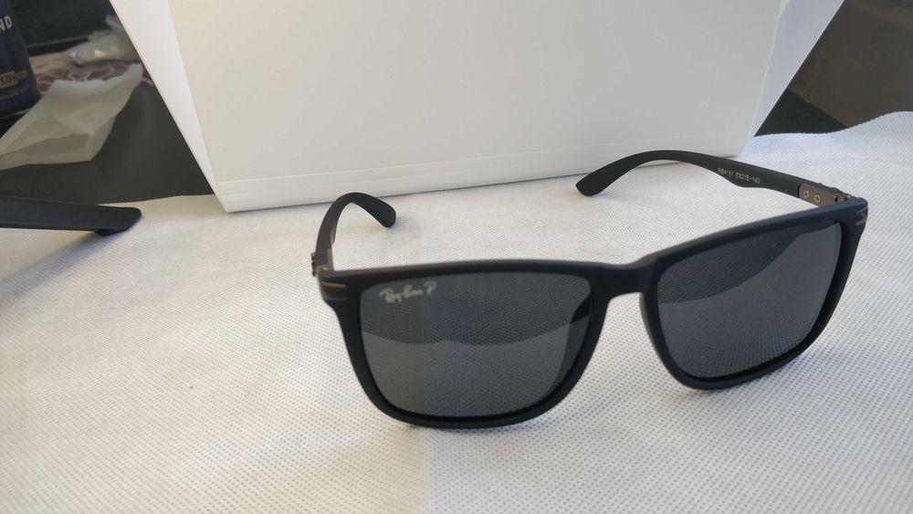 Promotie - Ochelari de soare polarizati Rayban RB4181, Black, Italy