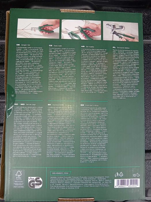 Set clești Parkside