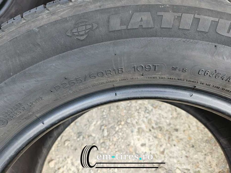 265/60 R18 • All Season • Michelin Latitude Tour 109T | 4 buc | Pret/buc