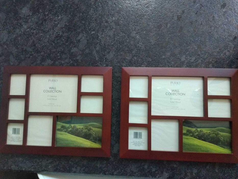 Дървени рамки за 16 броя снимки, нови