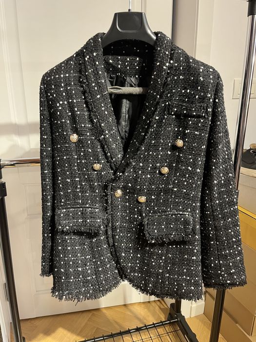 Sacou tweed potrivit M