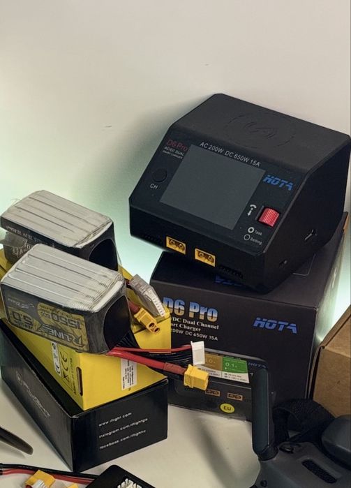 hota d6 зарядно за батерии