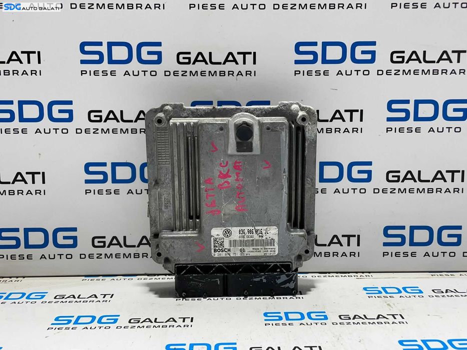 ECU Calculator Motor Bosch Volkswagen Jetta 3 MK3 1.9 BKC 2005 - 2011 Cod 03G906016JL 0281012751 [L3032] [L3033]