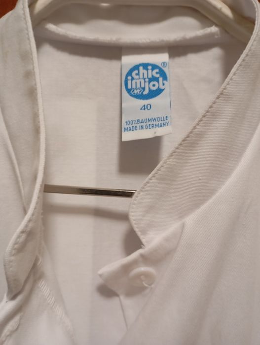 Halat bluza medicală bumbac nouă măr L