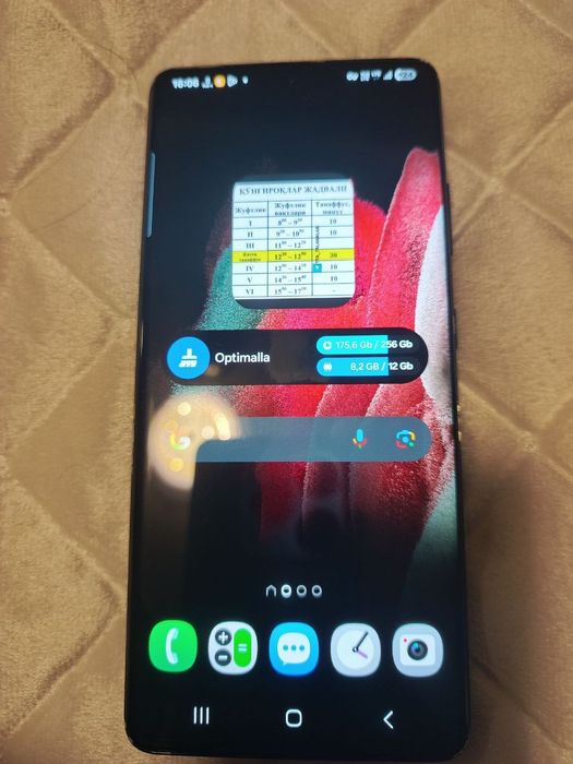 Samsung s21 ultra 5G   operativ xotira 12/256 korea