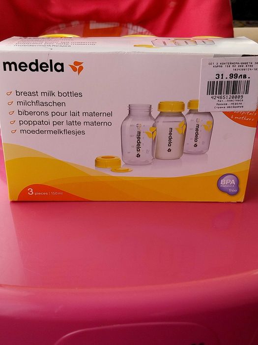 Шишета Medela и стерелизатор за микровълнова
