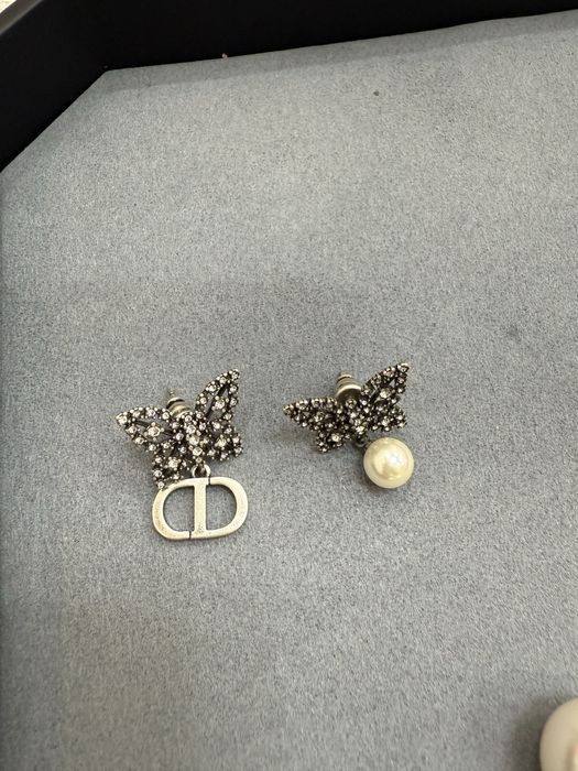 Серьги и брошь Dior с упаковкой