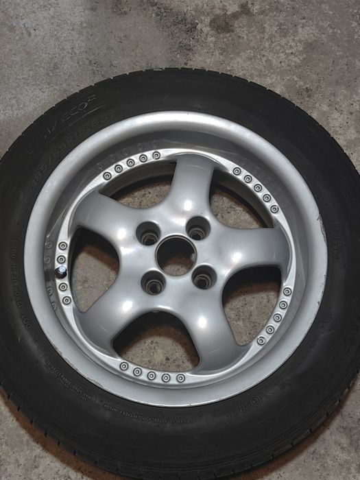 Jante 15"  4x100 8J  INTRA Cup K845   cu anvelope 185/65/15